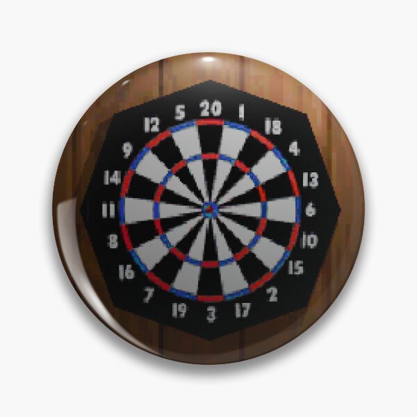 Item preview, Low Polygon PSX Style Dartboard designed and sold by LyricalPrints.