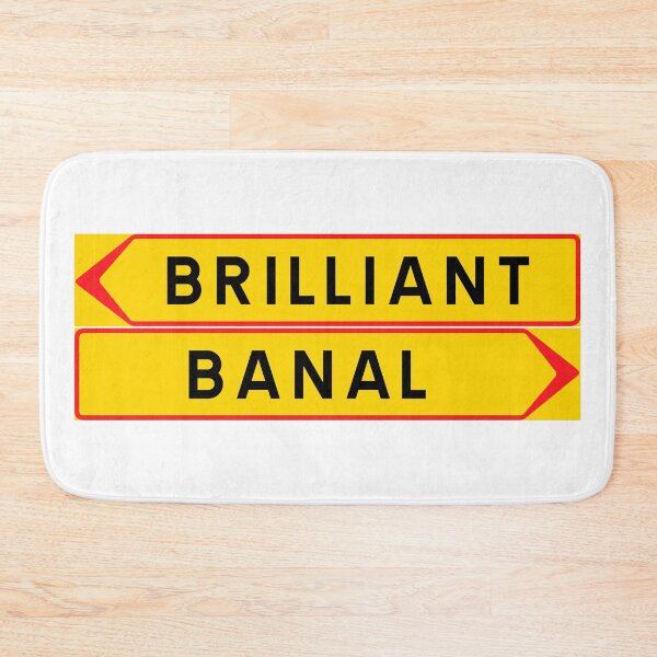 Item preview, Brilliant or banal designed and sold by ALF2023.