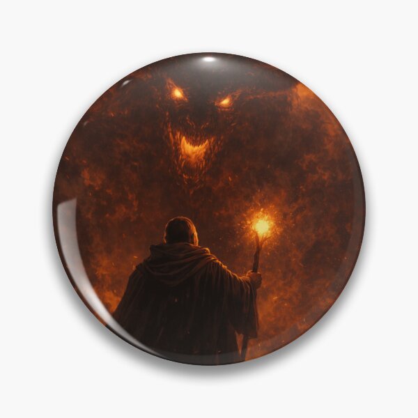 Artikelvorschau, Face of the Abyss – Dark Fantasy Wall Art entworfen und verkauft von PixelStorage.
