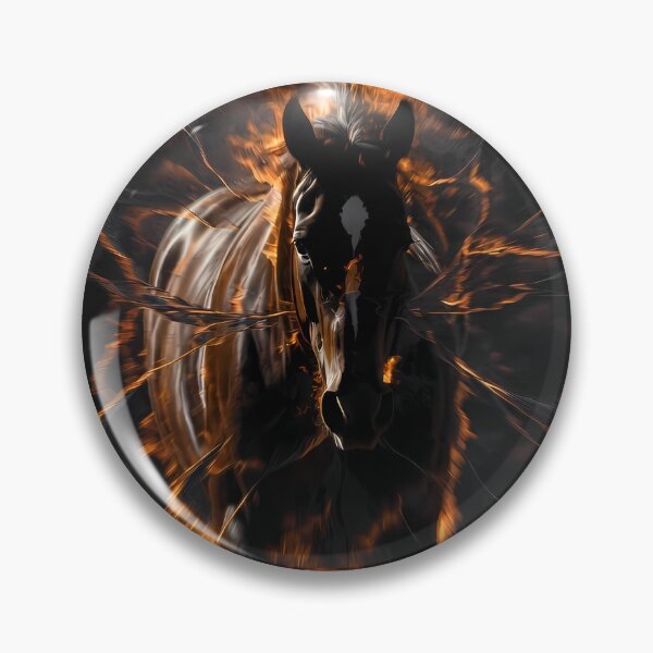 Item preview, Inferno Horse Illustration (image size 7840x11680) designed and sold by Digital-Davinci.