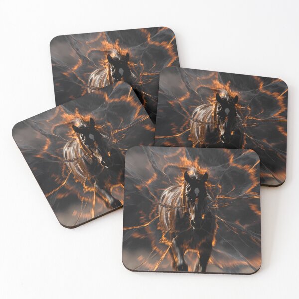 Item preview, Inferno Horse Illustration (image size 7840x11680) designed and sold by Digital-Davinci.