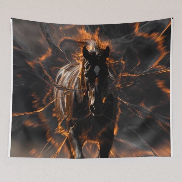 Item preview, Inferno Horse Illustration (image size 7840x11680) designed and sold by Digital-Davinci.