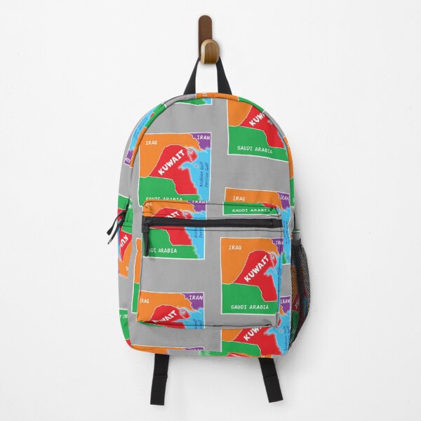 Item preview, Kuwait Map Art, Vibrant Patriotic Colors & Gulf Heritage designed and sold by mashmosh.