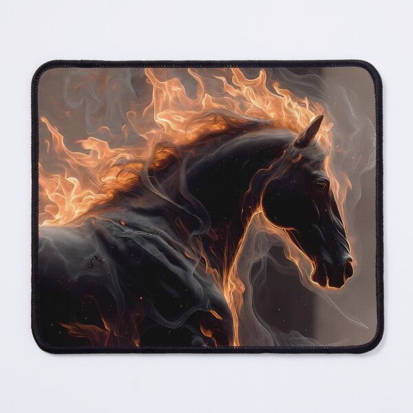 Item preview, Inferno Horse Illustration (image size 7840x11680) designed and sold by Digital-Davinci.