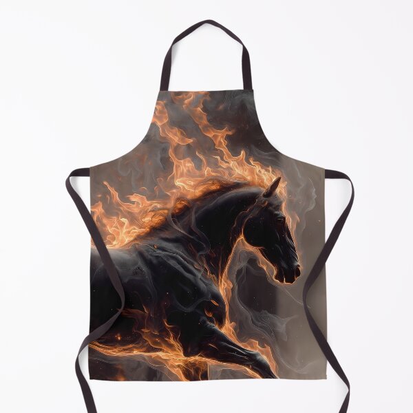 Item preview, Inferno Horse Illustration (image size 7840x11680) designed and sold by Digital-Davinci.