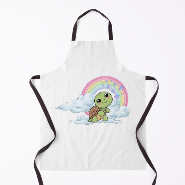 Item preview, Dreamy Turtle - Cute Green Turtle on Clouds with Rainbow designed and sold by Love3Happy.