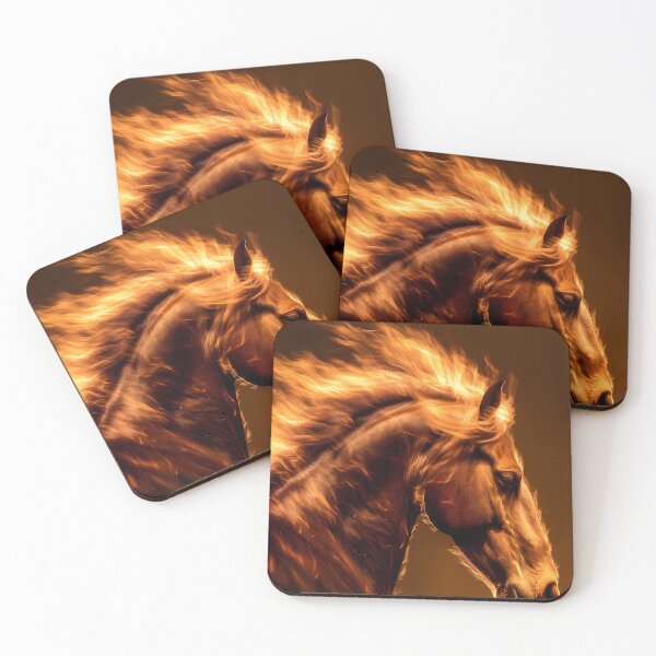 Item preview, Inferno Horse Illustration (image size 7840x11680) designed and sold by Digital-Davinci.
