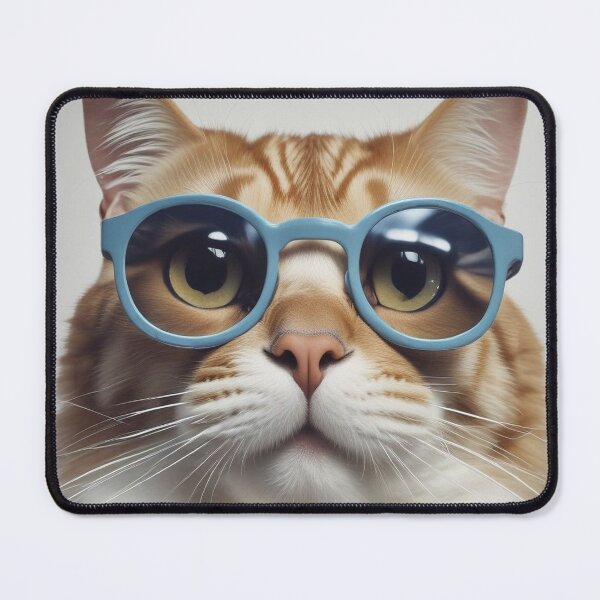 Item preview, Puss in glasses designed and sold by GasconyPassion.