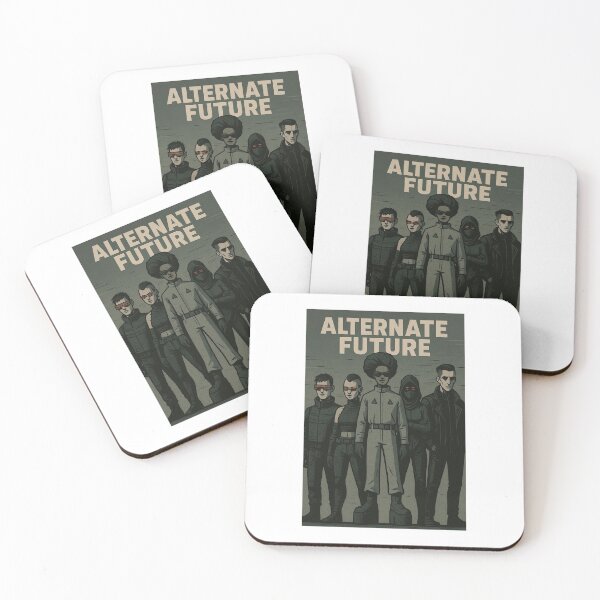 Item preview, Alternate Future - Retro Dystopian Science Fiction Poster designed and sold by ARTGENERATESART.