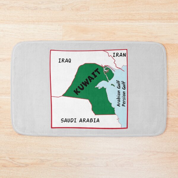 Item preview, Kuwait Map Silhouette - Country Pride & Heritage Flag Green designed and sold by mashmosh.