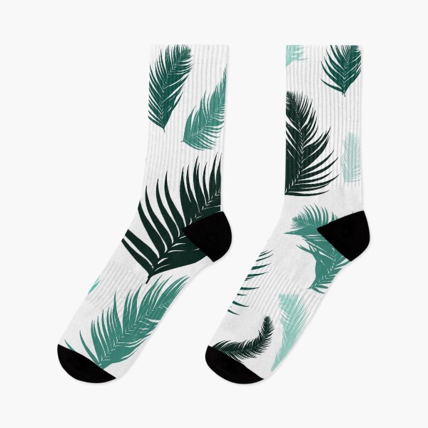 Item preview, Tropical Teal Palm Leaves Seamless Pattern - Fresh Summer Jungle Aesthetic designed and sold by LYAN-STORE.