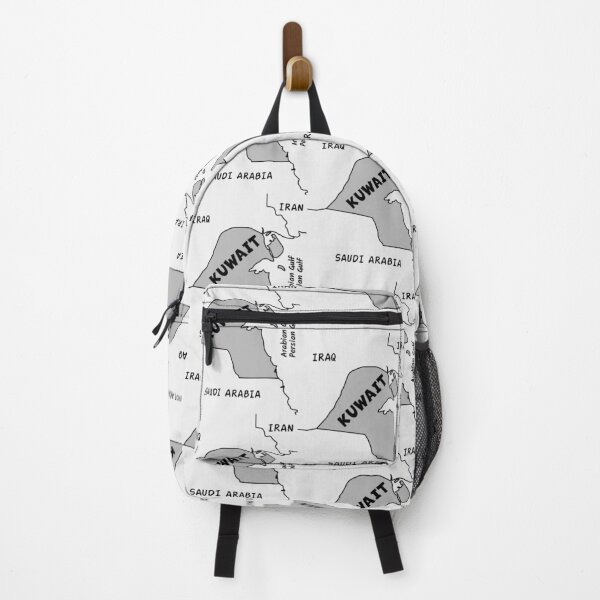 Item preview, Kuwait Map Silhouette - Arabian Gulf Pride Vintage Design designed and sold by mashmosh.