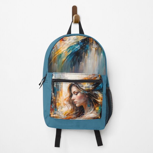 Item preview, City of Silence – Modern Abstract Portrait designed and sold by Lilou Art Shop.