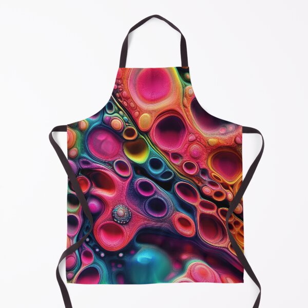 Item preview, Psychedelic Cellular Bloom - Vibrant Fluid Art designed and sold by B-Russ-Stuff.