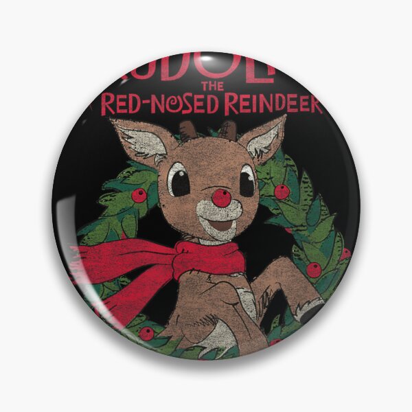 Item preview, Rudolph Holiday Wreath Illustration designed and sold by PonyRoniku.