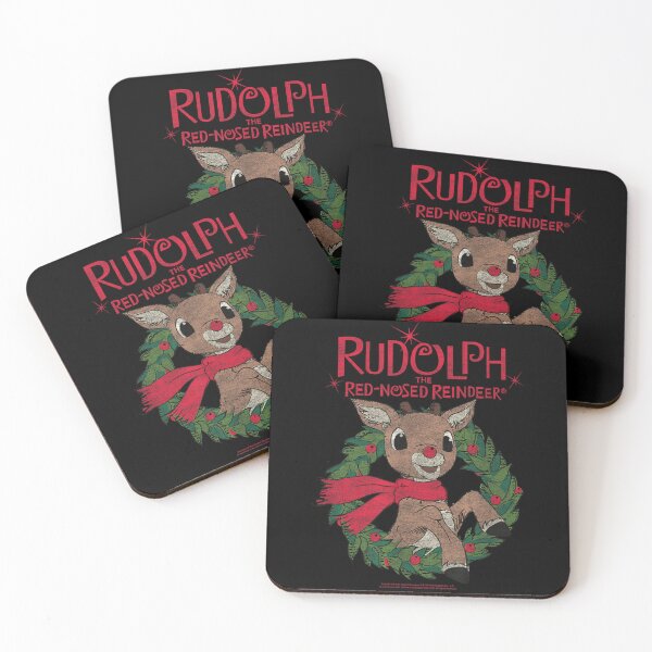 Item preview, Rudolph Holiday Wreath Illustration designed and sold by PonyRoniku.