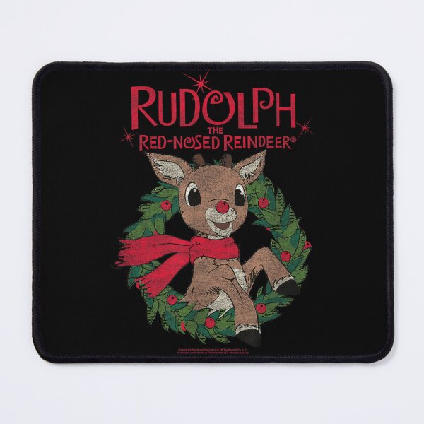 Item preview, Rudolph Holiday Wreath Illustration designed and sold by PonyRoniku.