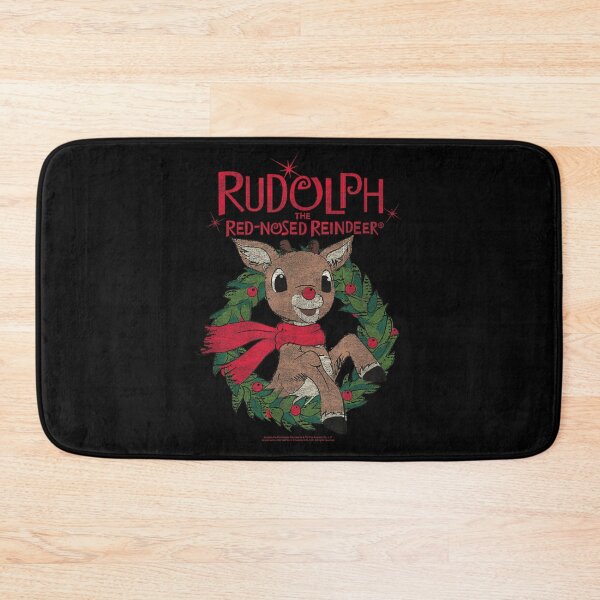 Item preview, Rudolph Holiday Wreath Illustration designed and sold by PonyRoniku.