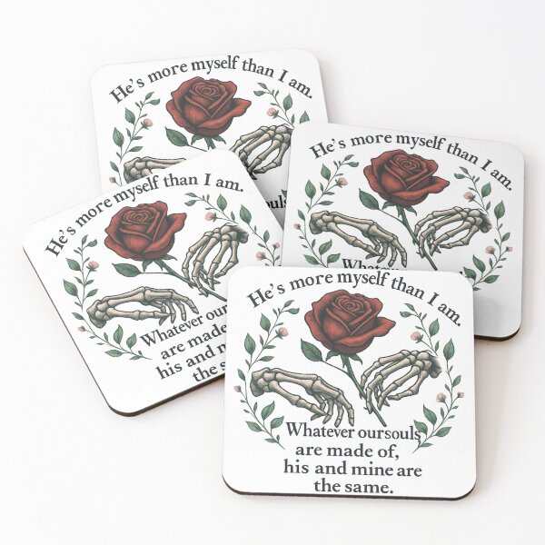 Item preview, Love Quote Wuthering Heights He's More Myself Than I Am designed and sold by devonclemon.