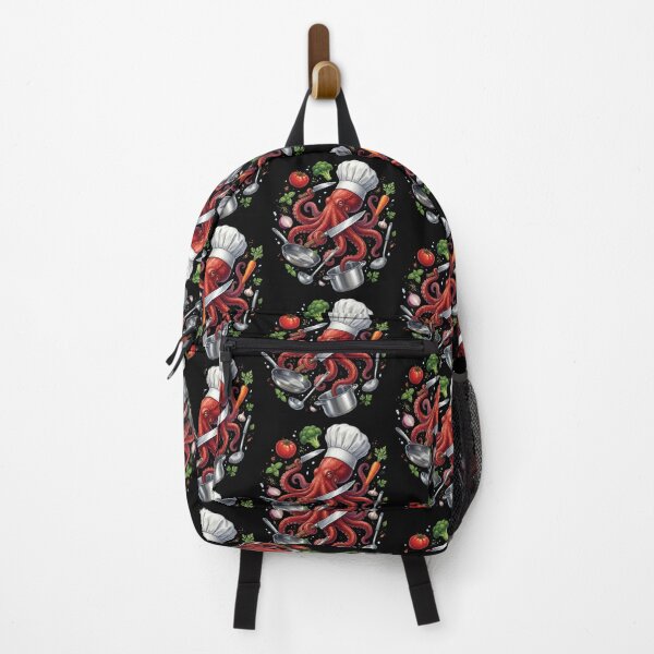 Item preview, Octopus Chef Cooking Kitchen Art designed and sold by AdyKurniawan.