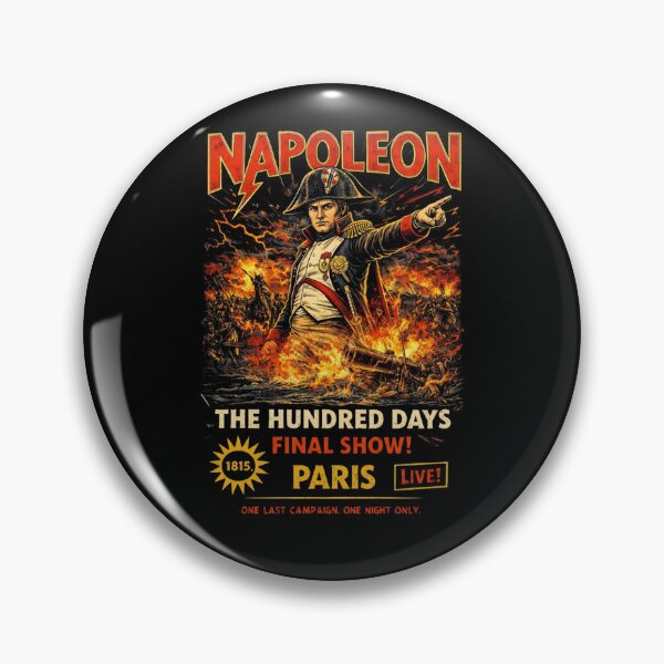 Item preview, Napoleon Bonaparte – The Hundred Days (Final Show) | History Concert T-Shirt designed and sold by RollFuzzy.
