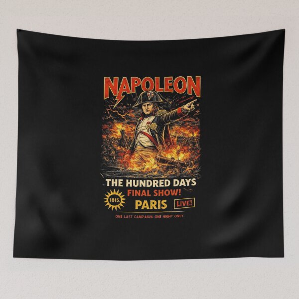 Item preview, Napoleon Bonaparte – The Hundred Days (Final Show) | History Concert T-Shirt designed and sold by RollFuzzy.