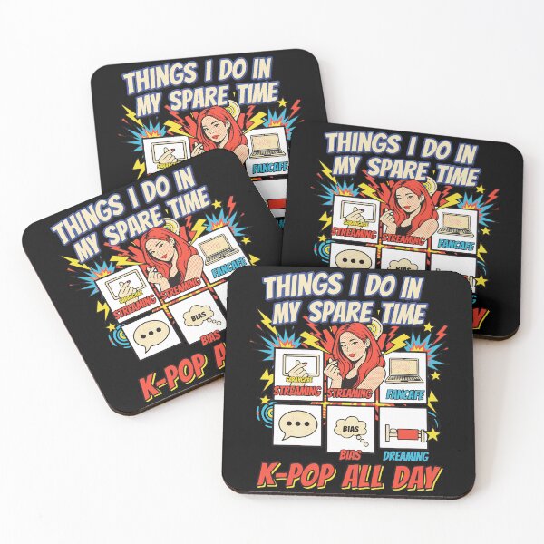Item preview, Things I Do In My Spare Time K-Pop All Day Korean designed and sold by LuminOrb.
