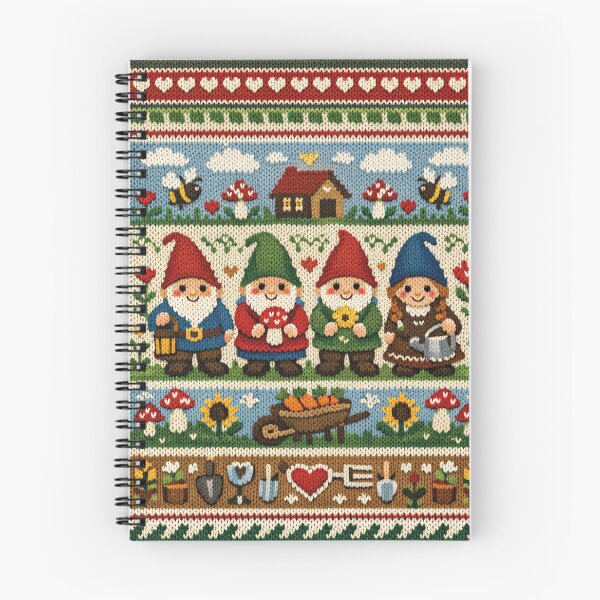 Item preview, Garden Gnome Idyll – Cozy Knit Design Nature designed and sold by Mauswohn.