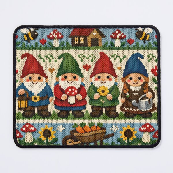 Item preview, Garden Gnome Idyll – Cozy Knit Design Nature designed and sold by Mauswohn.