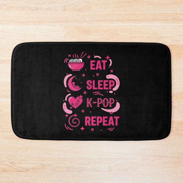 Item preview, Eat Sleep K-Pop Repeat Korean Music Kpop Love designed and sold by LuminOrb.