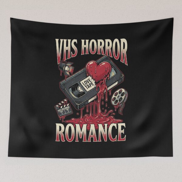 Item preview, VHS Horror Romance Retro Bloody Valentine designed and sold by AdyKurniawan.