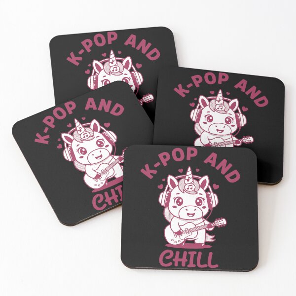 Item preview, K-Pop And Chill Unicorn Kpop Korean Music Cute designed and sold by LuminOrb.