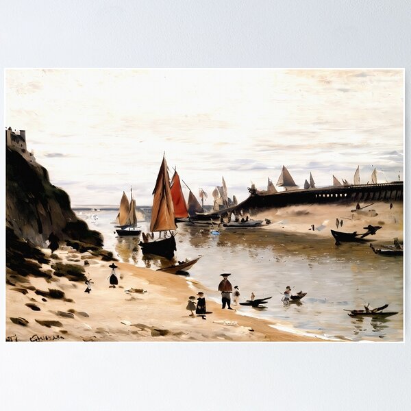 Item preview, Trouville Breakwater - The Dynamic Coast designed and sold by artdesignsnow.