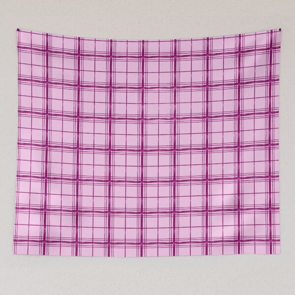 Item preview, Pink Plaid Tartan Pattern - Y2K Aesthetic Schoolgirl Gingham Design designed and sold by LYAN-STORE.