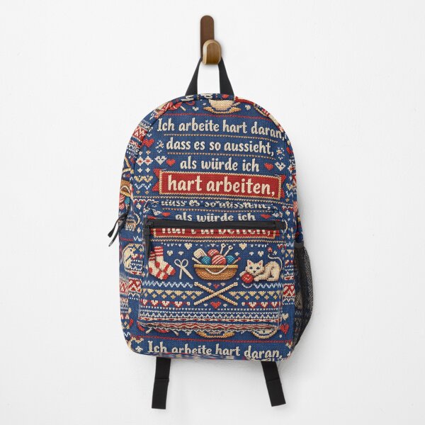Item preview, Funny work slogan – Cozy knit design humor designed and sold by Mauswohn.