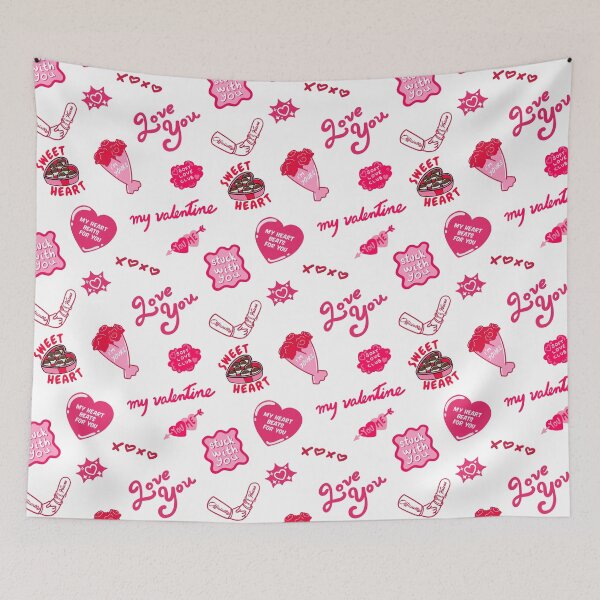 Item preview, Valentines Day Sweet Messages Pink Aesthetic  designed and sold by jepchan.