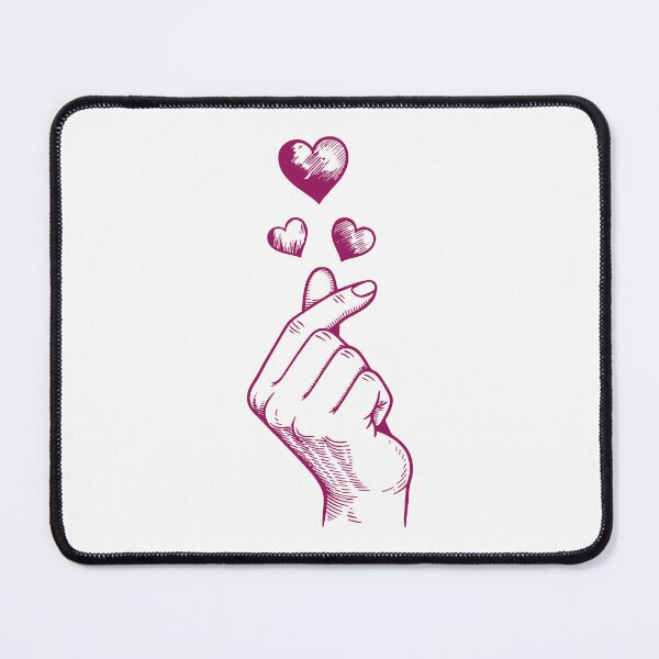 Item preview, Kpop Finger Heart Korean Love Cute Kpop Music designed and sold by LuminOrb.