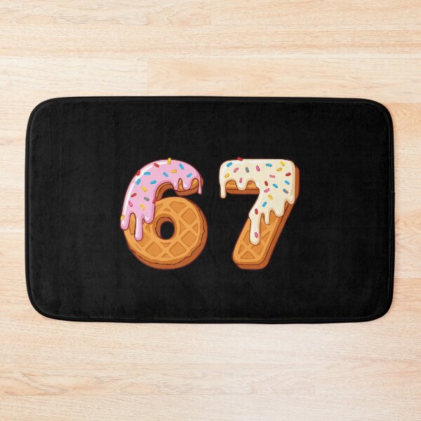 Item preview, 67 - Sixty Seven Number 67 Waffle Ice Cream Six Seven Meme designed and sold by farhanhafeez.