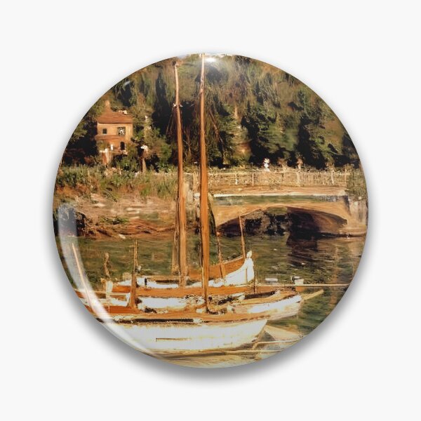 Item preview, Argenteuil Bridge - Tranquil Reflections designed and sold by artdesignsnow.