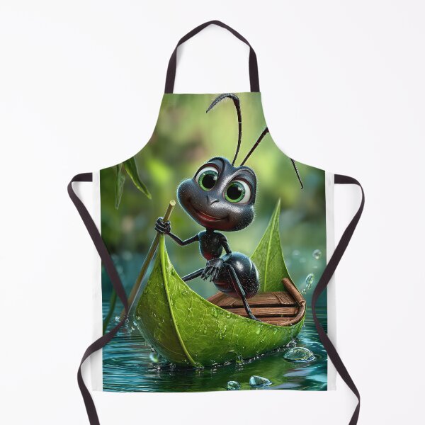 Item preview, Happy Ant in a Leaf Boat on a Water Adventure designed and sold by Artessie.