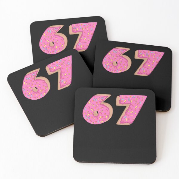 Item preview, 67 - Sixty Seven Number 67 Donut Ice Cream Meme Six Seven designed and sold by farhanhafeez.