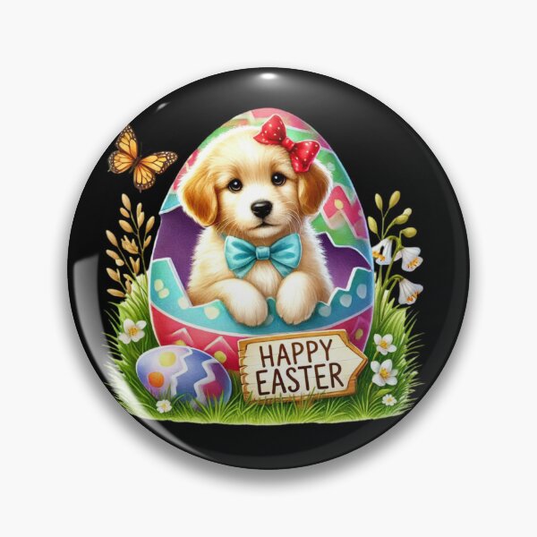 Item preview, Cute Easter Puppy in Egg – Adorable Spring Dog Illustration designed and sold by Dominik1994.