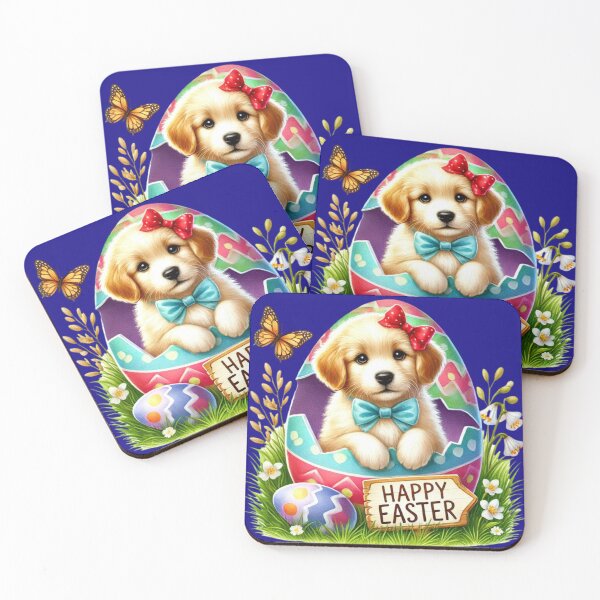 Item preview, Cute Easter Puppy in Egg – Adorable Spring Dog Illustration designed and sold by Dominik1994.