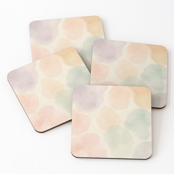 Item preview, Soft Pastel Watercolor Blobs – Minimal Abstract Pattern designed and sold by myforestfog.