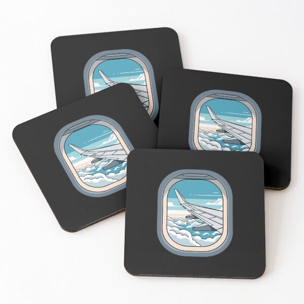 Item preview, Airplane Window View Above The Clouds designed and sold by PopStars1993.