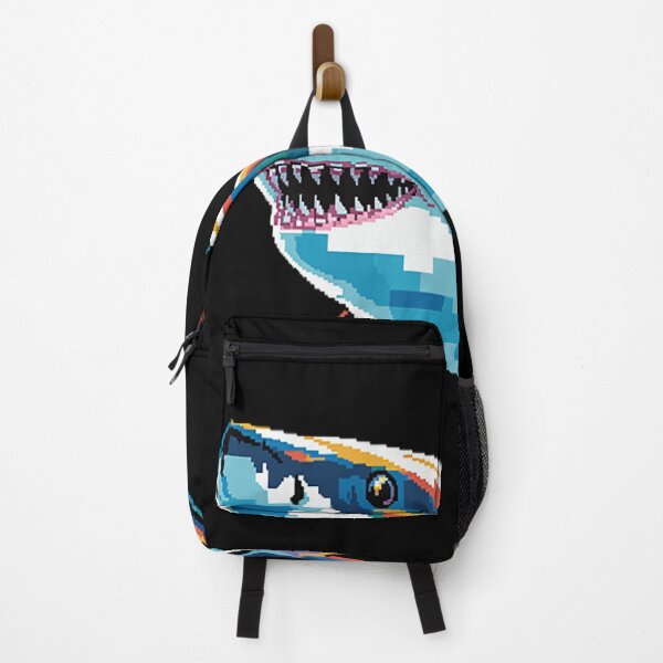Item preview, Shark Geometric Pixel Animal Abstract Shark designed and sold by mandiana.