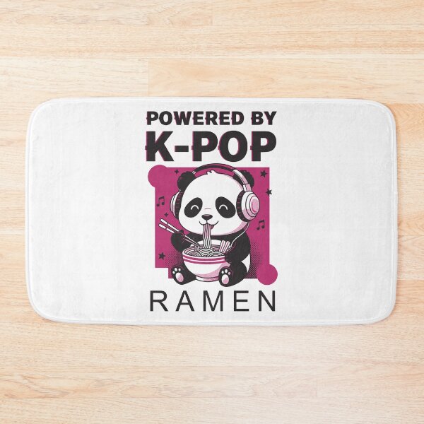 Item preview, Powered By K-Pop Ramen Cute Kpop Korean Music designed and sold by LuminOrb.