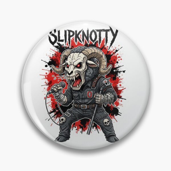 Item preview, Slipknotty – Aggressive  Sheep Band Parody Sticker designed and sold by Imaginarium of Chaos falcon88 .