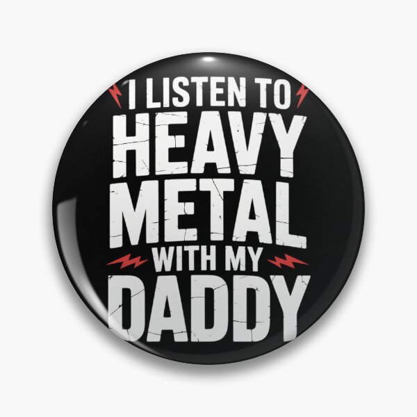 Item preview, I Listen To Heavy Metal With My Daddy  designed and sold by LittleBO5.