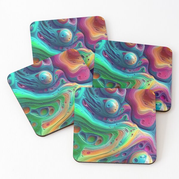 Item preview, Galactic Paint Melt - Psychedelic Fluid Planets designed and sold by B-Russ-Stuff.